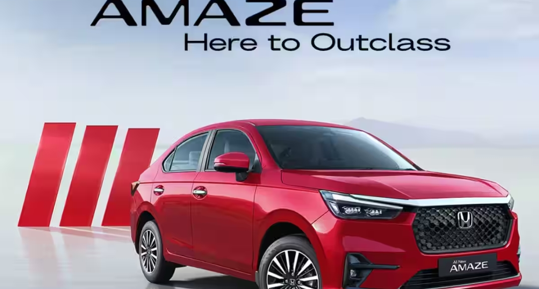 सिर्फ ₹7.99 लाख में लॉन्च हुई New Honda Amaze 2024, Maruti Suzuki Dzire को देगी कड़ी टक्कर