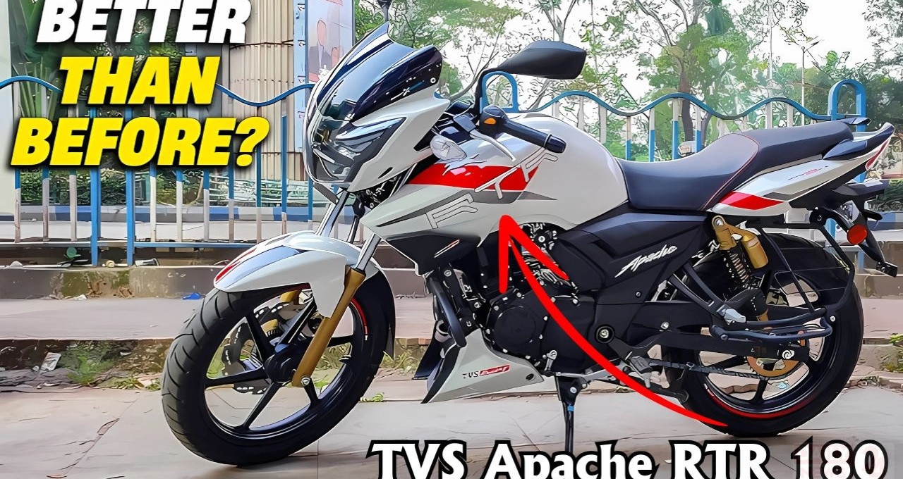 सिर्फ ₹40,000 के डाउन पेमेंट पर घर लाएं TVS Apache RTR 180, दमदार इंजन और स्टाइलिश डिजाइन के साथ
