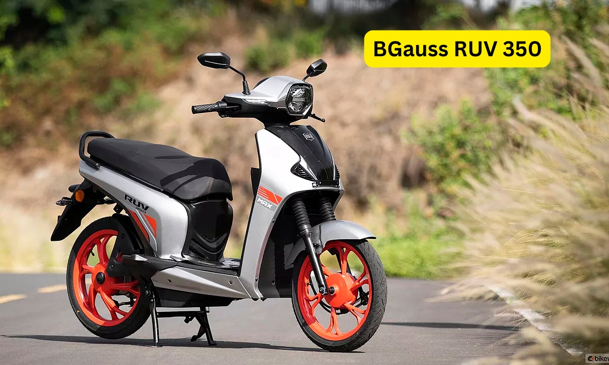 BGauss RUV 350 100KM की रेंज और यूनिक डिज़ाइन के साथ एक बेहतरीन इलेक्ट्रिक स्कूटर