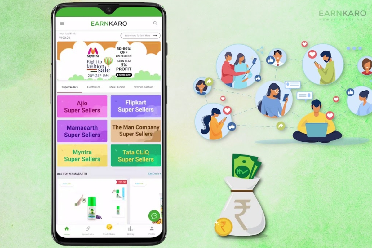EarnKaro जहां 5 मिलियन+ लोग हर दिन कर रहे हैं रियल इनकम