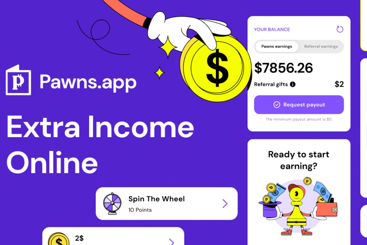 Pawns.app 1 मिलियन डाउनलोड्स के साथ आपकी अतिरिक्त आय का रास्ता